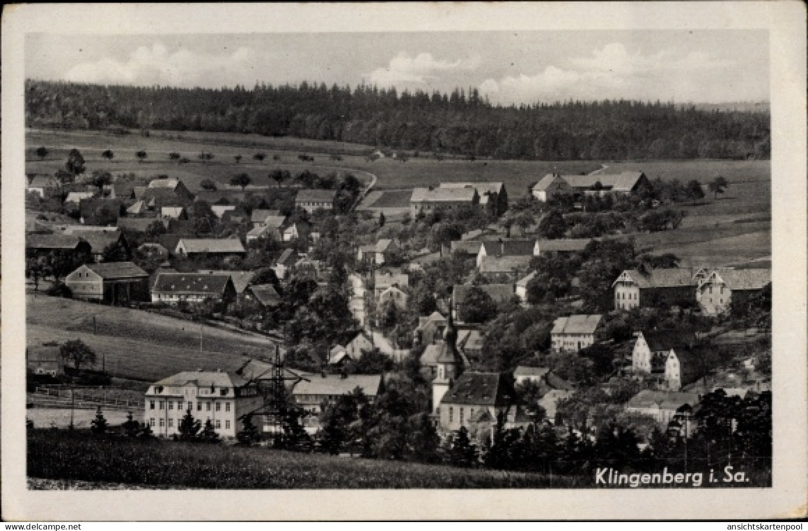 CPA Klingenberg in Sachsen, Teilansicht