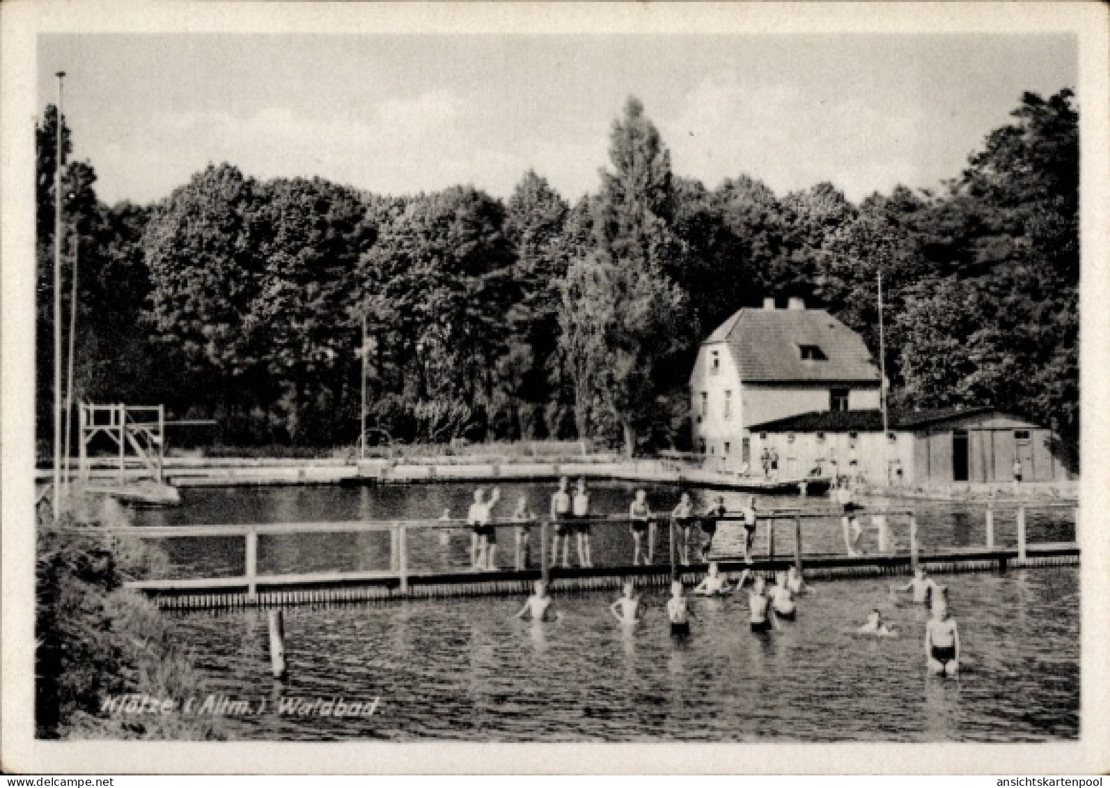 CPA Klötze in der Altmark, Blick auf das Waldbad