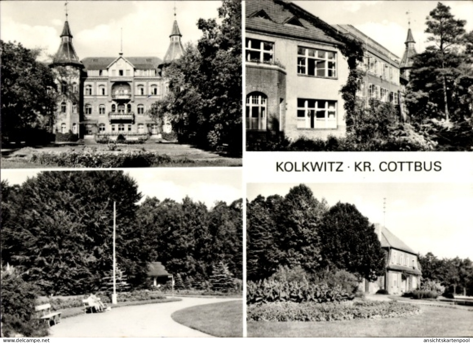 CPA Kolkwitz im Spreewald Niederlausitz, Kr. Cottbus, Bezirkskrankenhaus Cottbus
