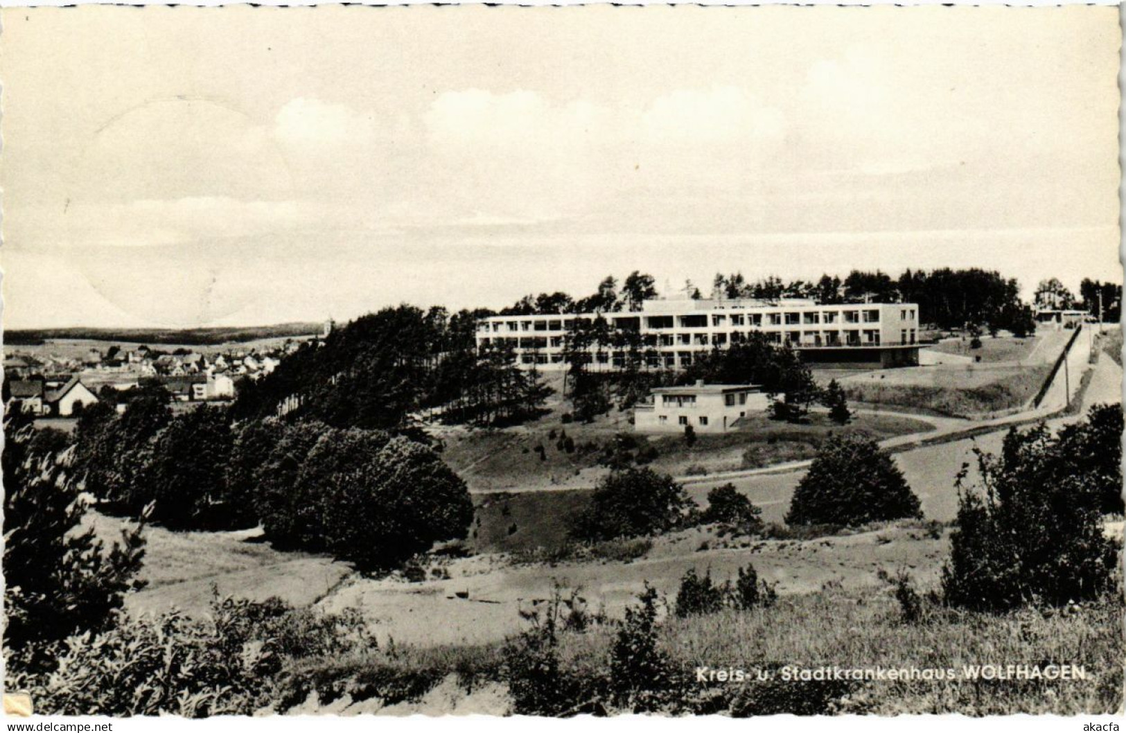 CPA Kreis u Stadtkrankenhaus Wolfhagen GERMANY (1018811)