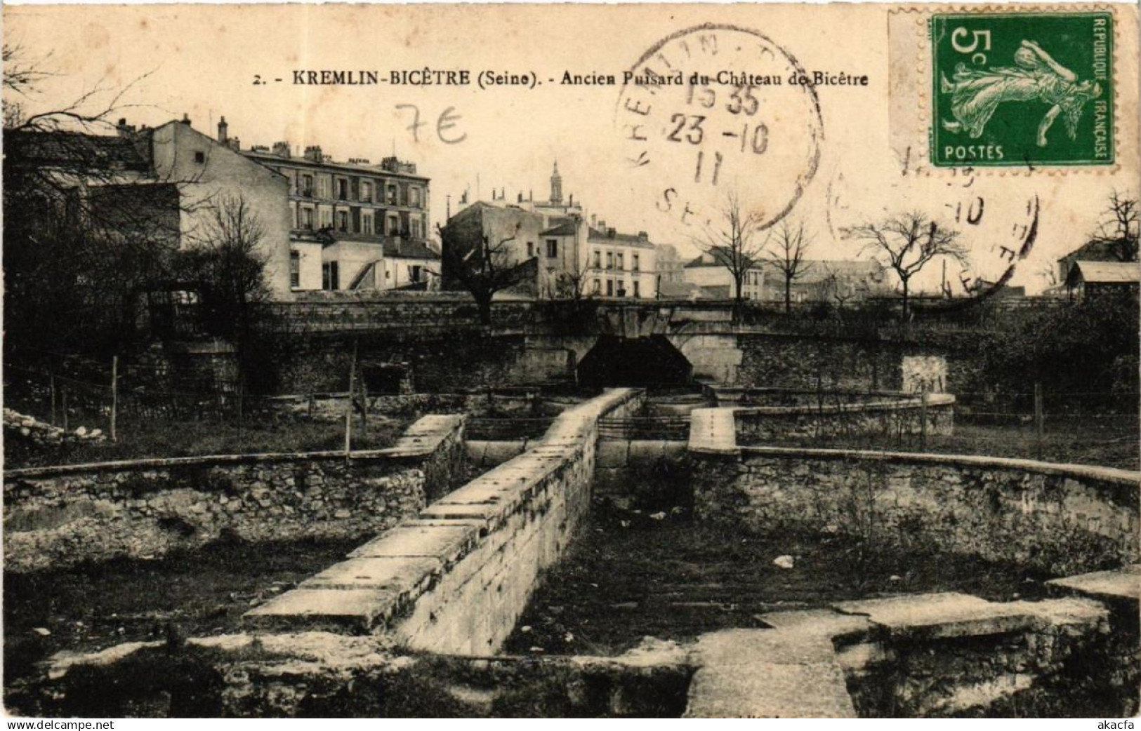 CPA KREMLIN-BICETRE Ancien Puisard du Chateau de BICETRE (569941)