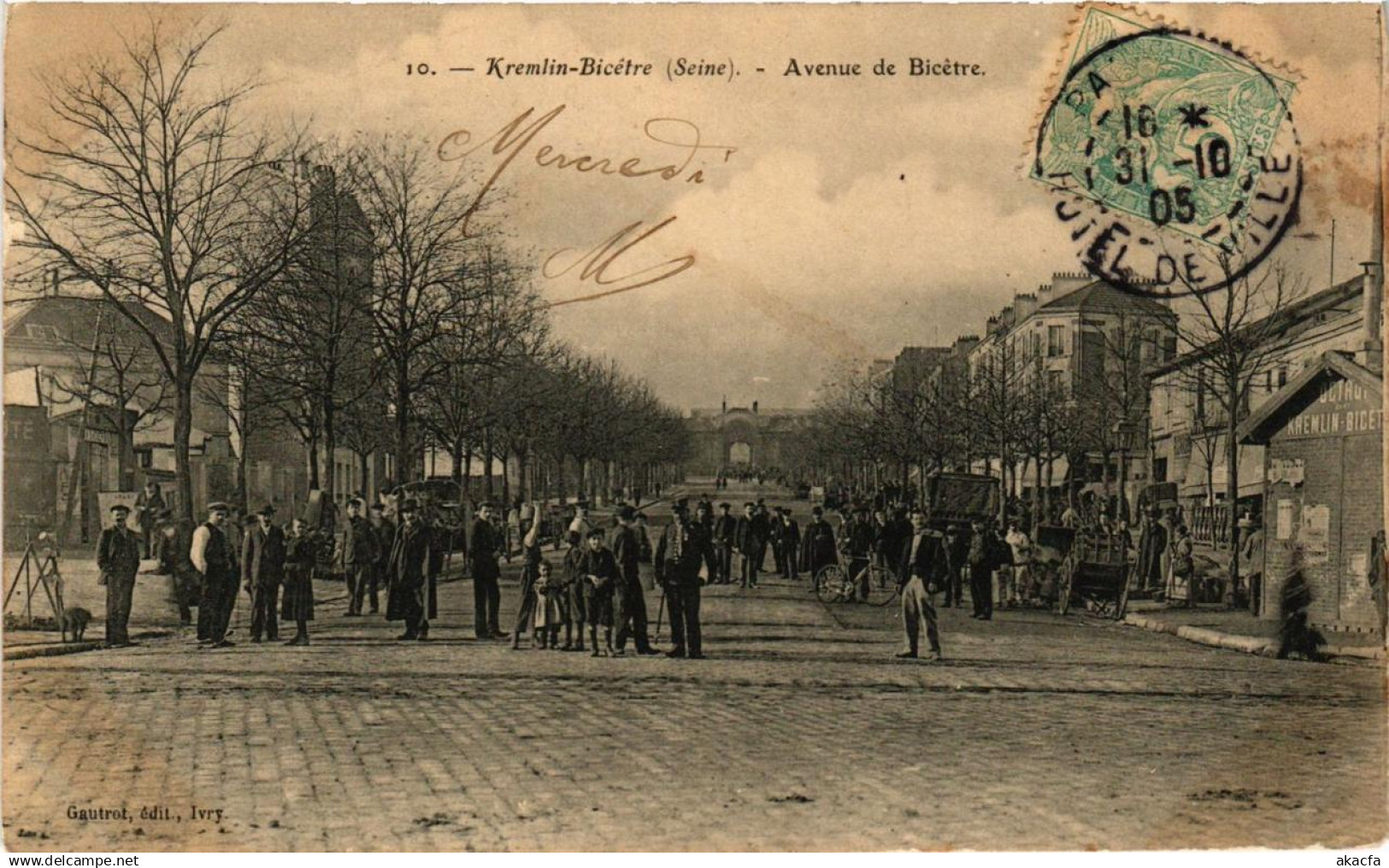CPA KREMLIN-BICETRE Avenue de Bicetre (671970)