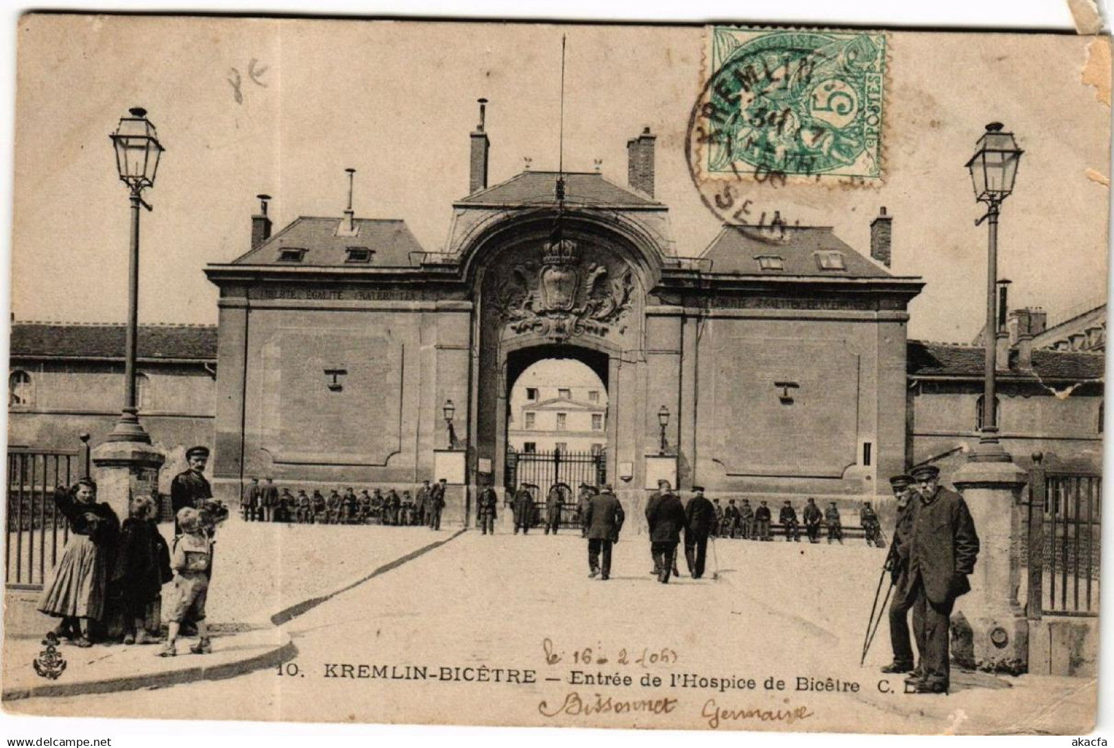 CPA KREMLIN-BICETRE Entrée de l'Hospice de BICETRE (569947)