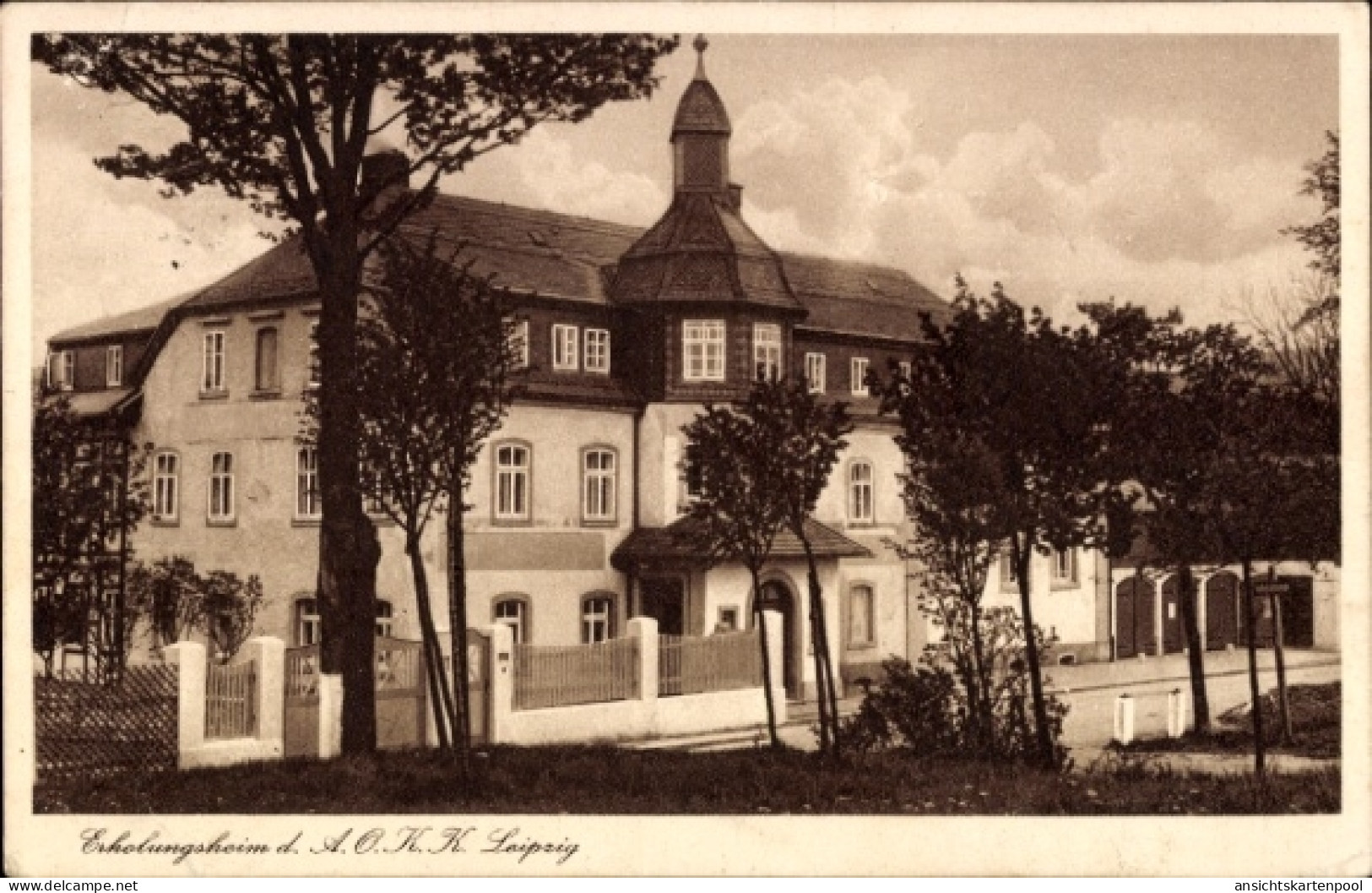 CPA Kretscham Rothensehma Neudorf Sehmatal im Erzgebirge, Erholungsheim