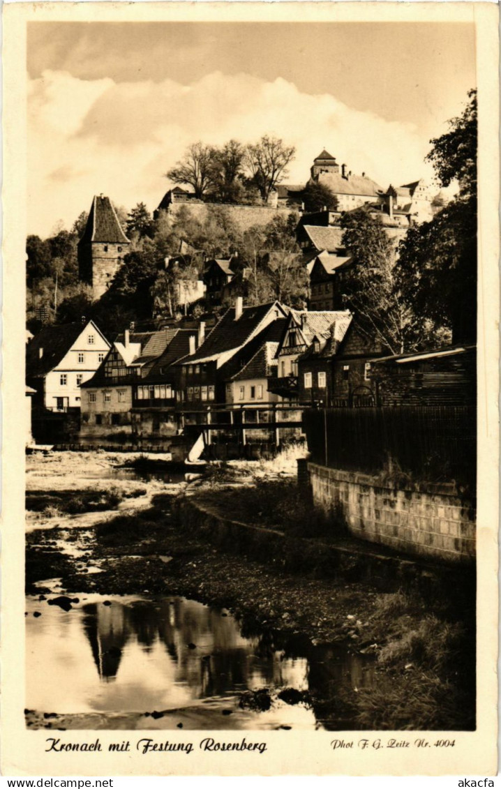 CPA Kronach - Kronach mit Festung Rosenberg GERMANY (917853)