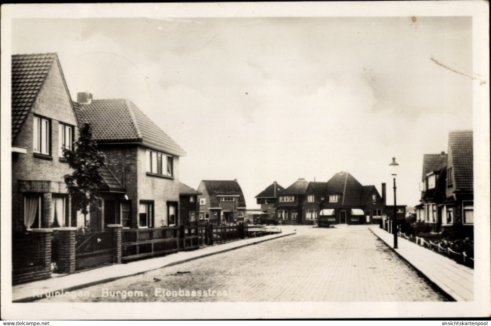 CPA Kruiningen Zeeland, Burgem. Elenbaasstraat