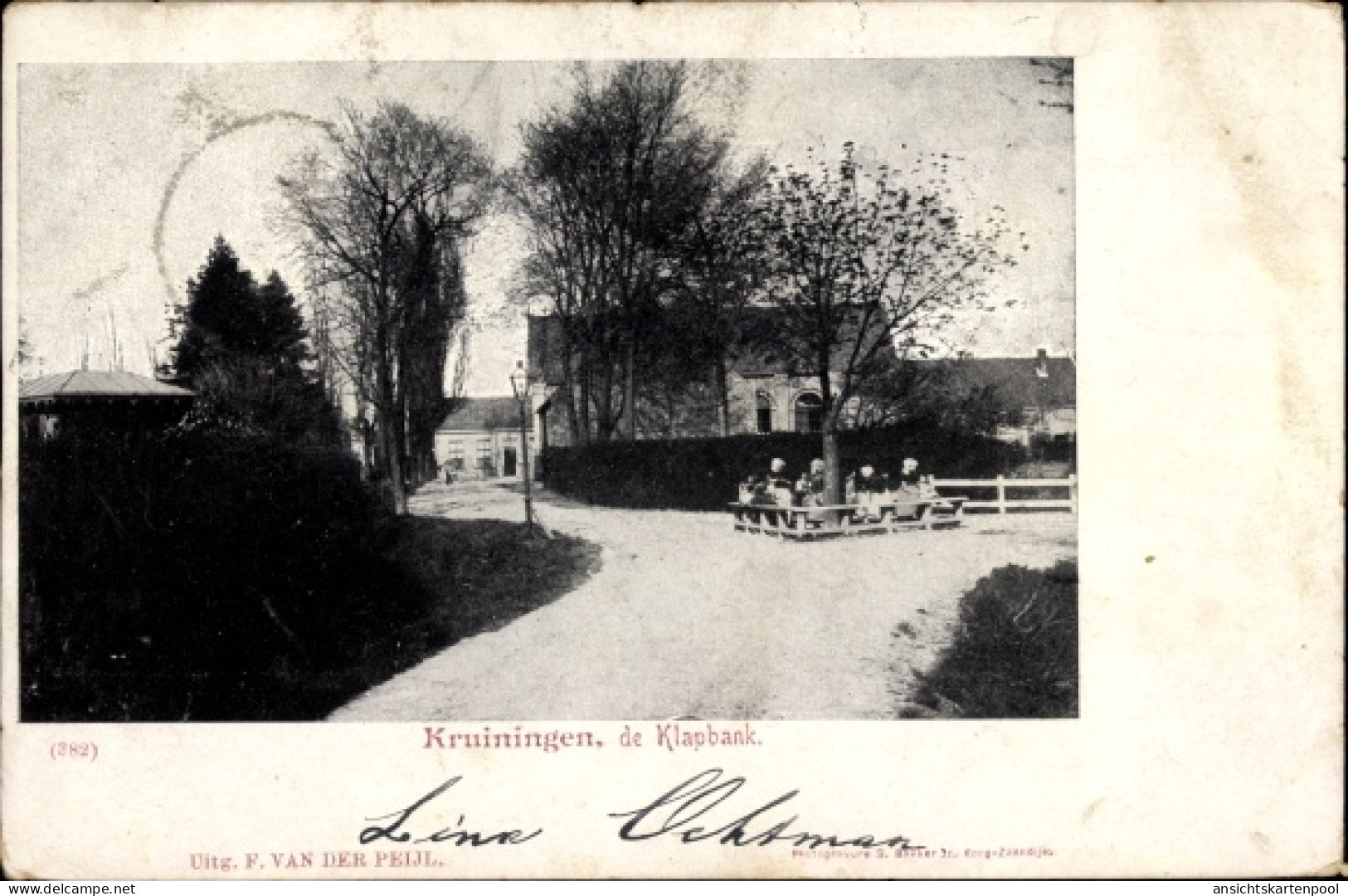 CPA Kruiningen Zeeland, Klapbank