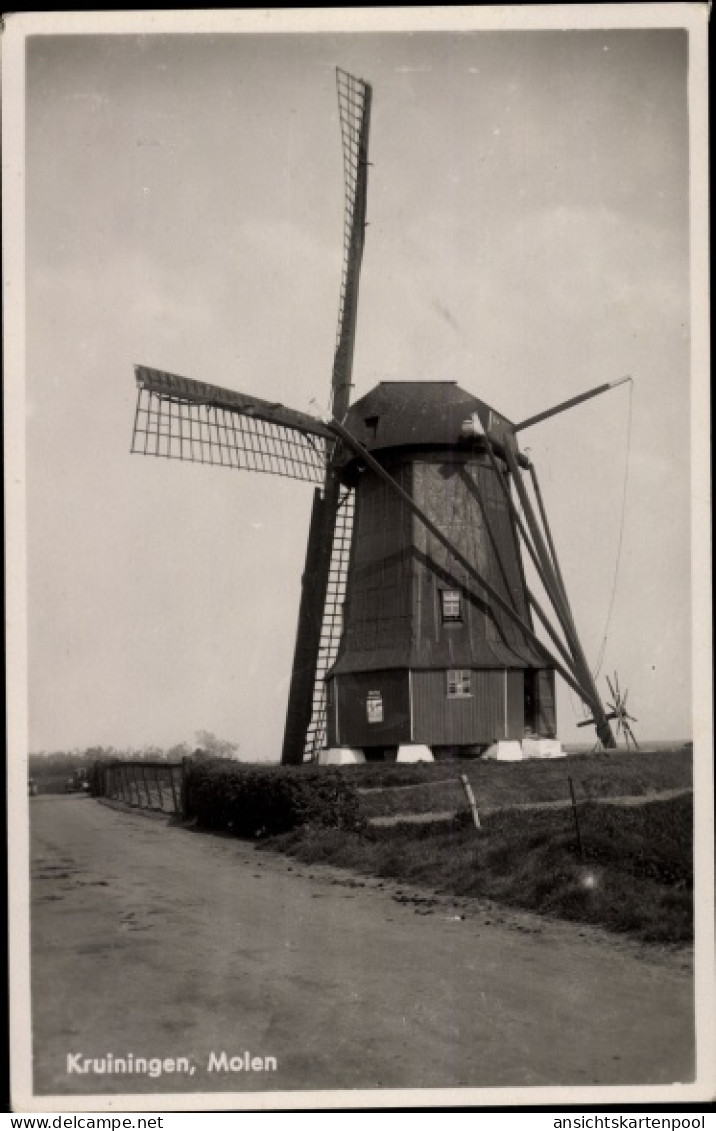 CPA Kruiningen Zeeland, Molen, Windmühle