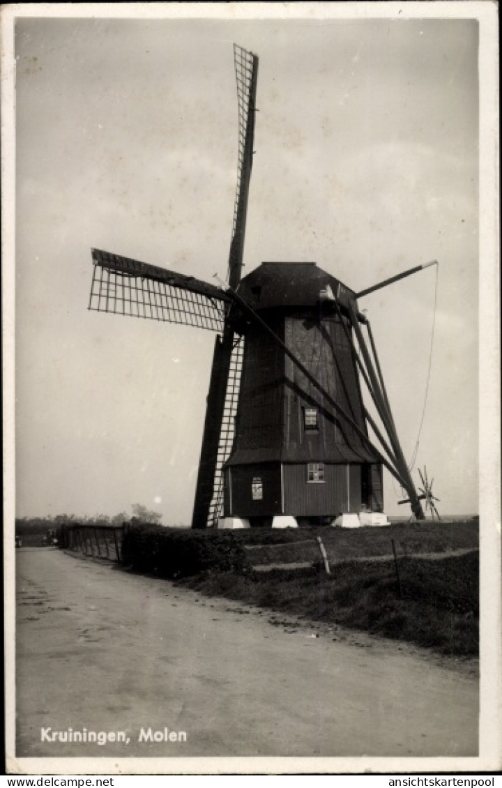 CPA Kruiningen Zeeland, Molen, Windmühle