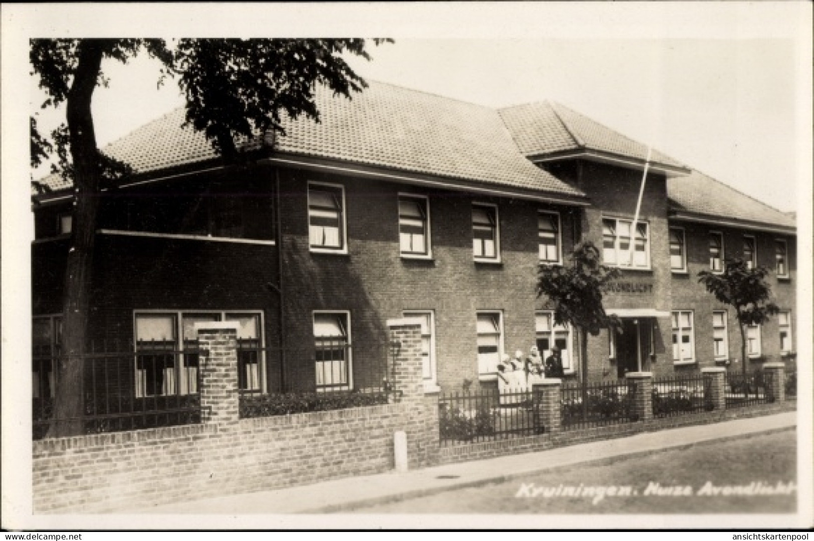 CPA Kruiningen Zeeland Niederlande, Huize Avondlicht
