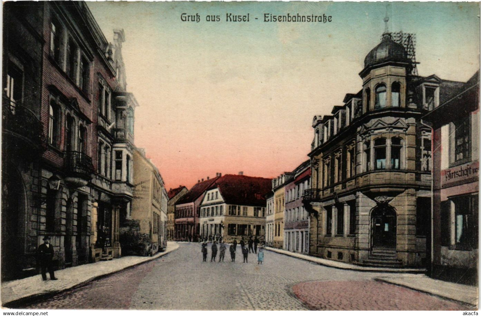 CPA Kusel - Eisenbahnstrasse GERMANY (914788)