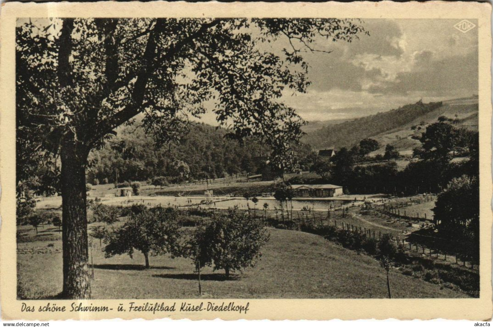 CPA KUSEL Kusel-Diedelkopf - Schwimm- u. Freiluftbad GERMANY (1161951)