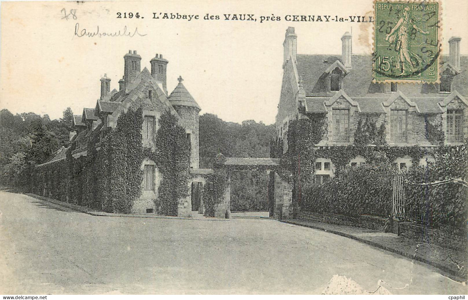 CPA L'Abbaye des Vaux pres Cernay la Ville