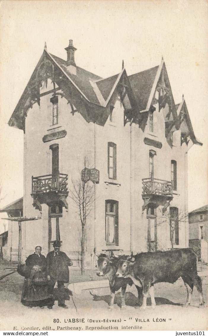 CPA L'Absie-Villa Léon-80     L3978