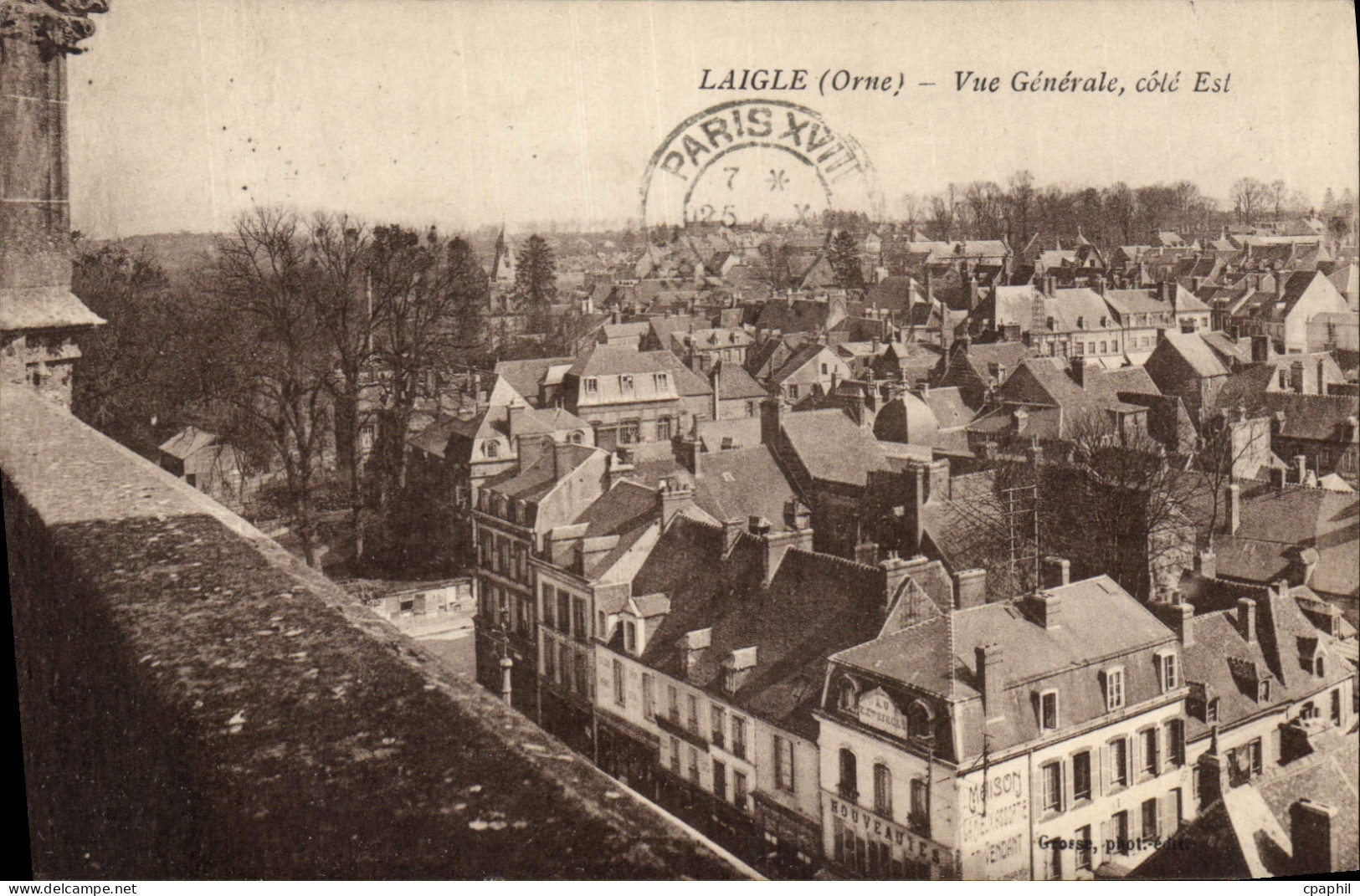 CPA L'aigle Orne Vue generale cote Est