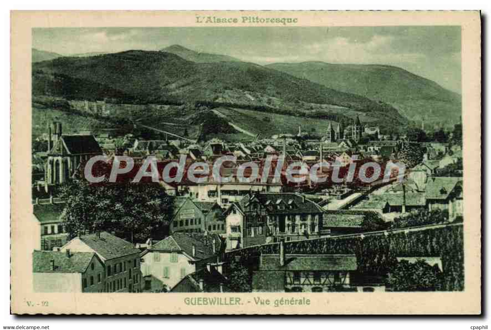 CPA L'Alsace Pittoresque Guebwiller Vue generale