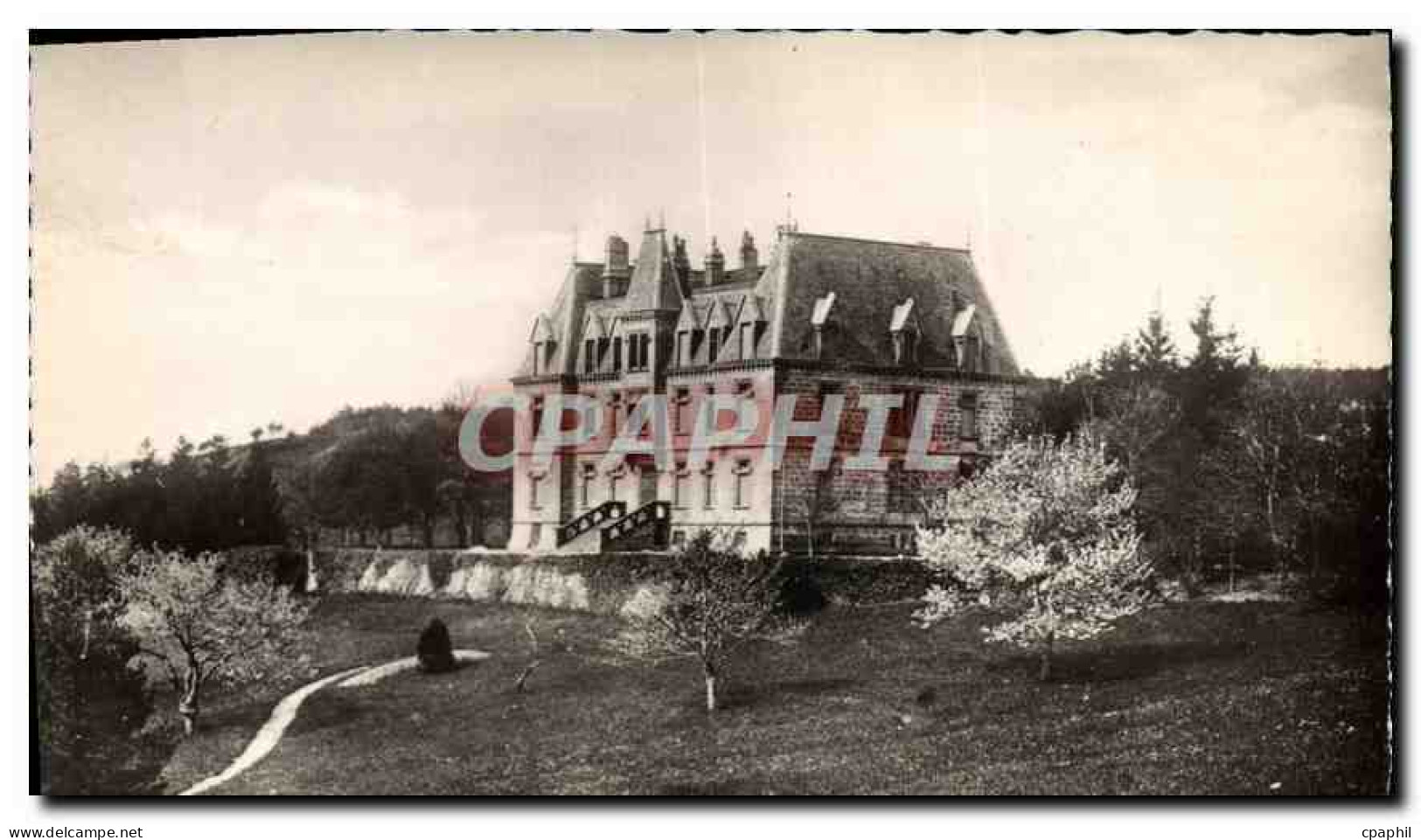 CPA L'Ardeche Illustree Vernoux Chateau des Faugs du celebre musicien Vincent d'Indy