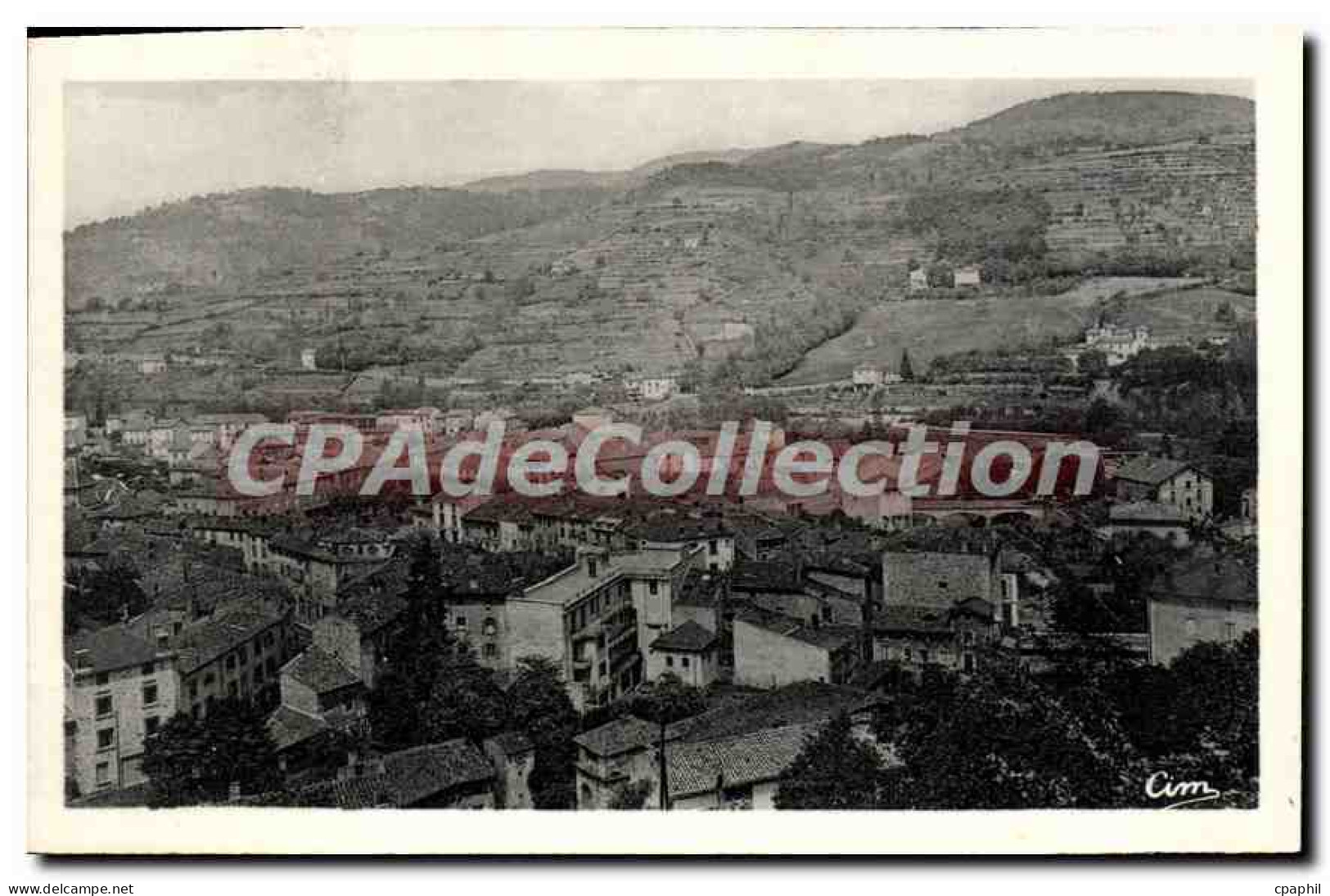 CPA L'Ardeche Pittoresque Lamastre Cure d'Air Station estivale Vue generale