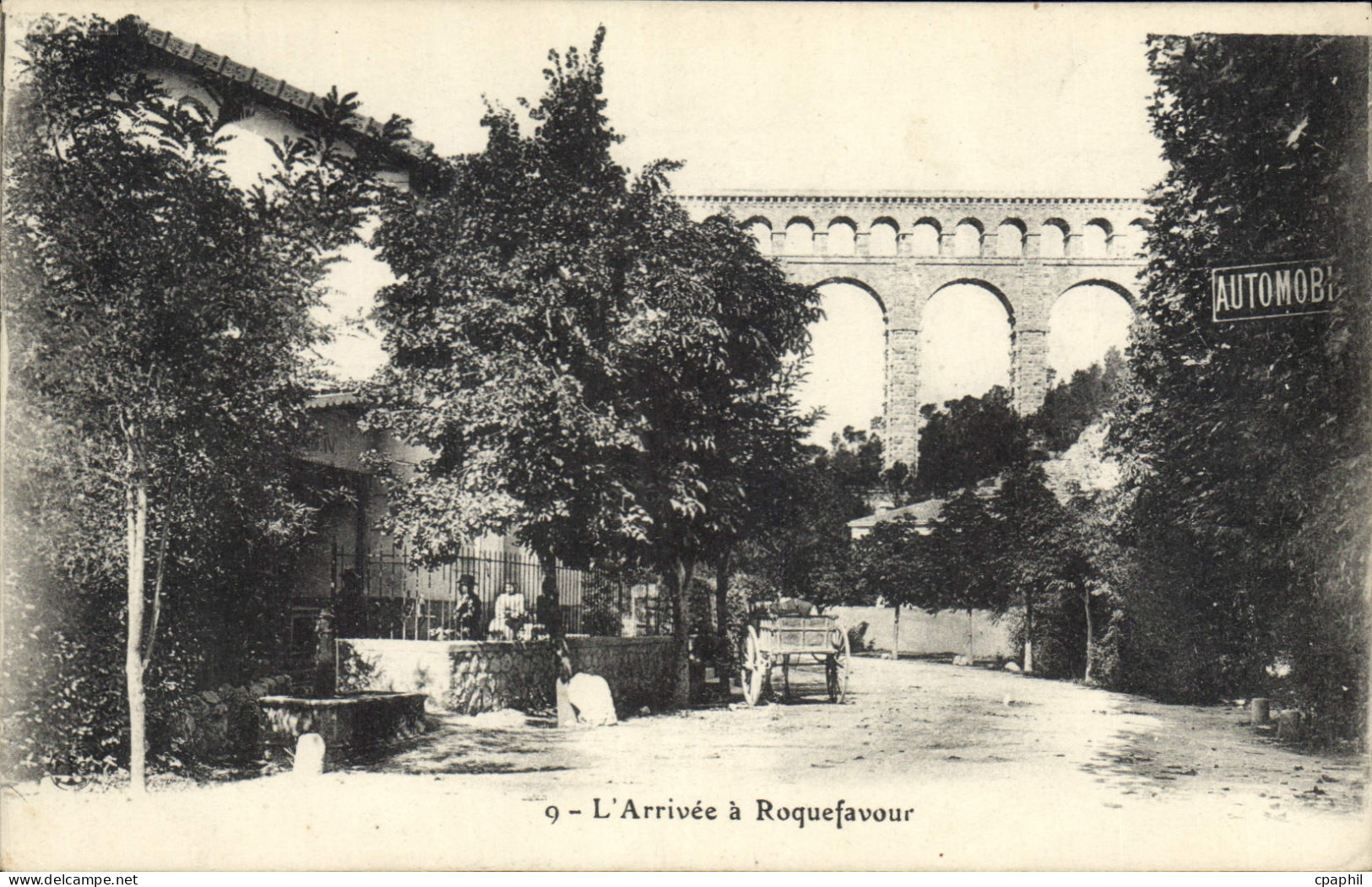 CPA L'Arrivee a Roquefavour