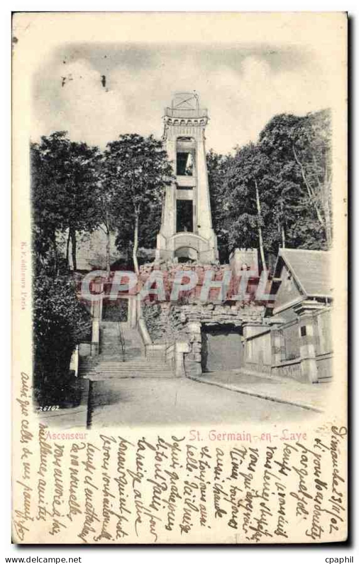 CPA L'Ascenseur St Germain en Laye