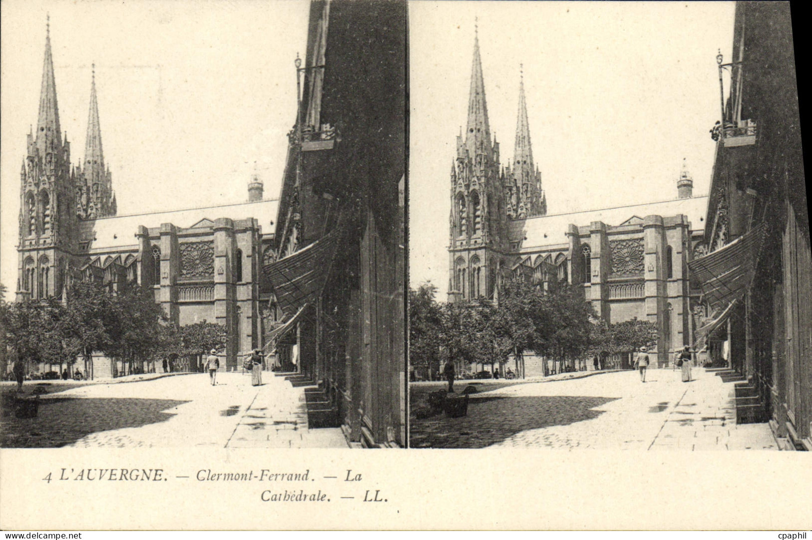 CPA L'Auvergne Clermont Ferrand Carhedrale