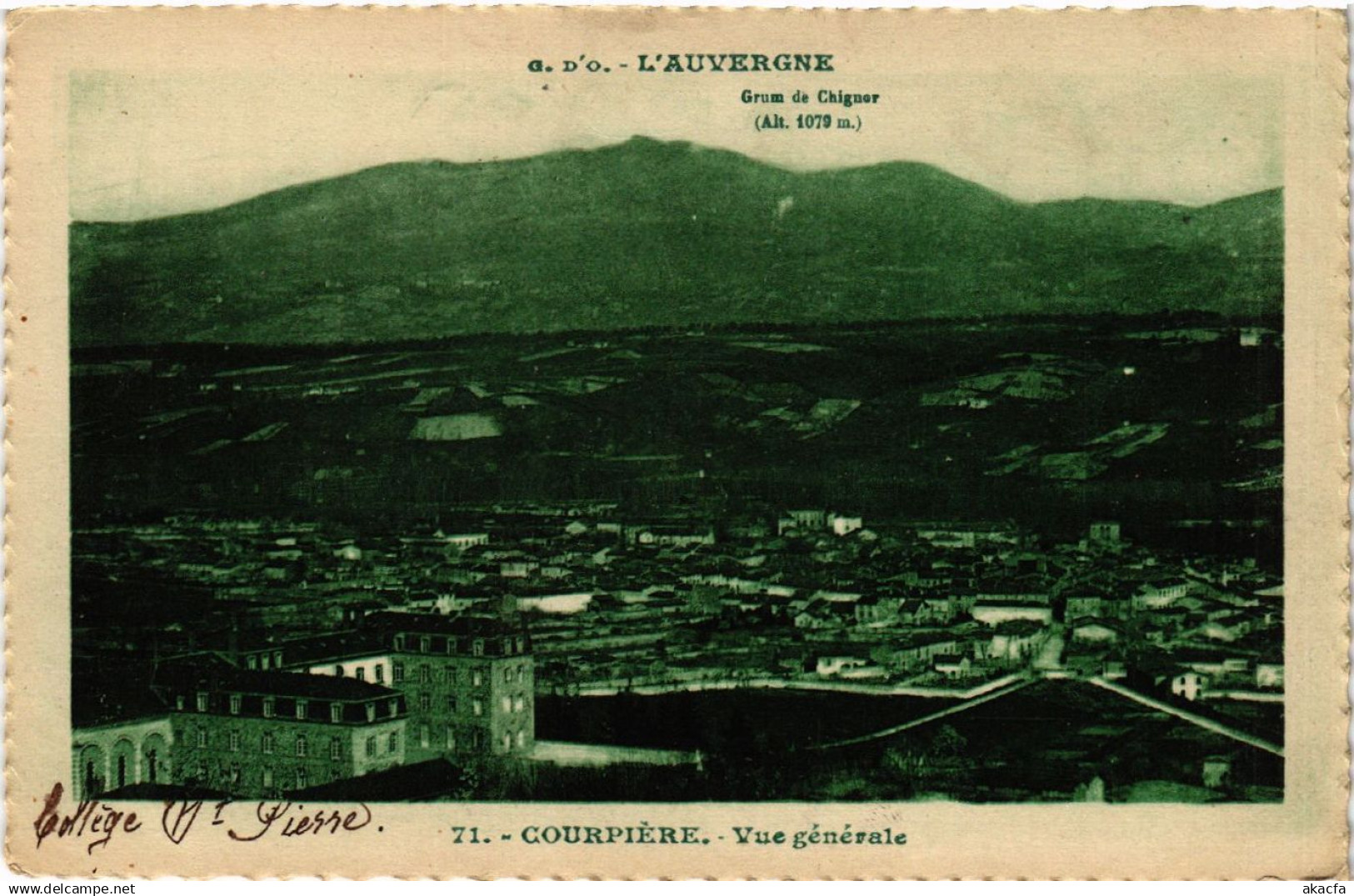 CPA L'Auvergne COURPIERE vue générale (409898)