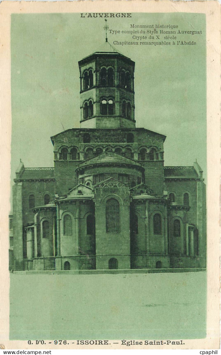 CPA L'Auvergne Issoire Eglise Saint Paul