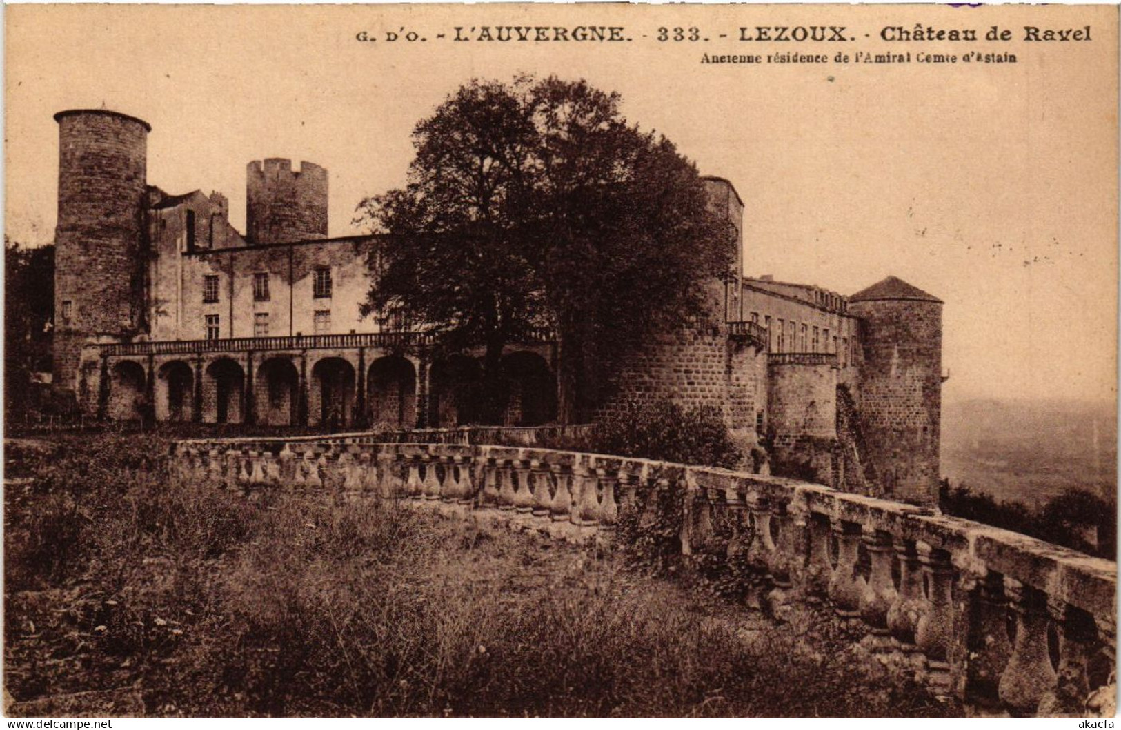 CPA L'Auvergne LEZOUX Chateau de RAVEL (409294)