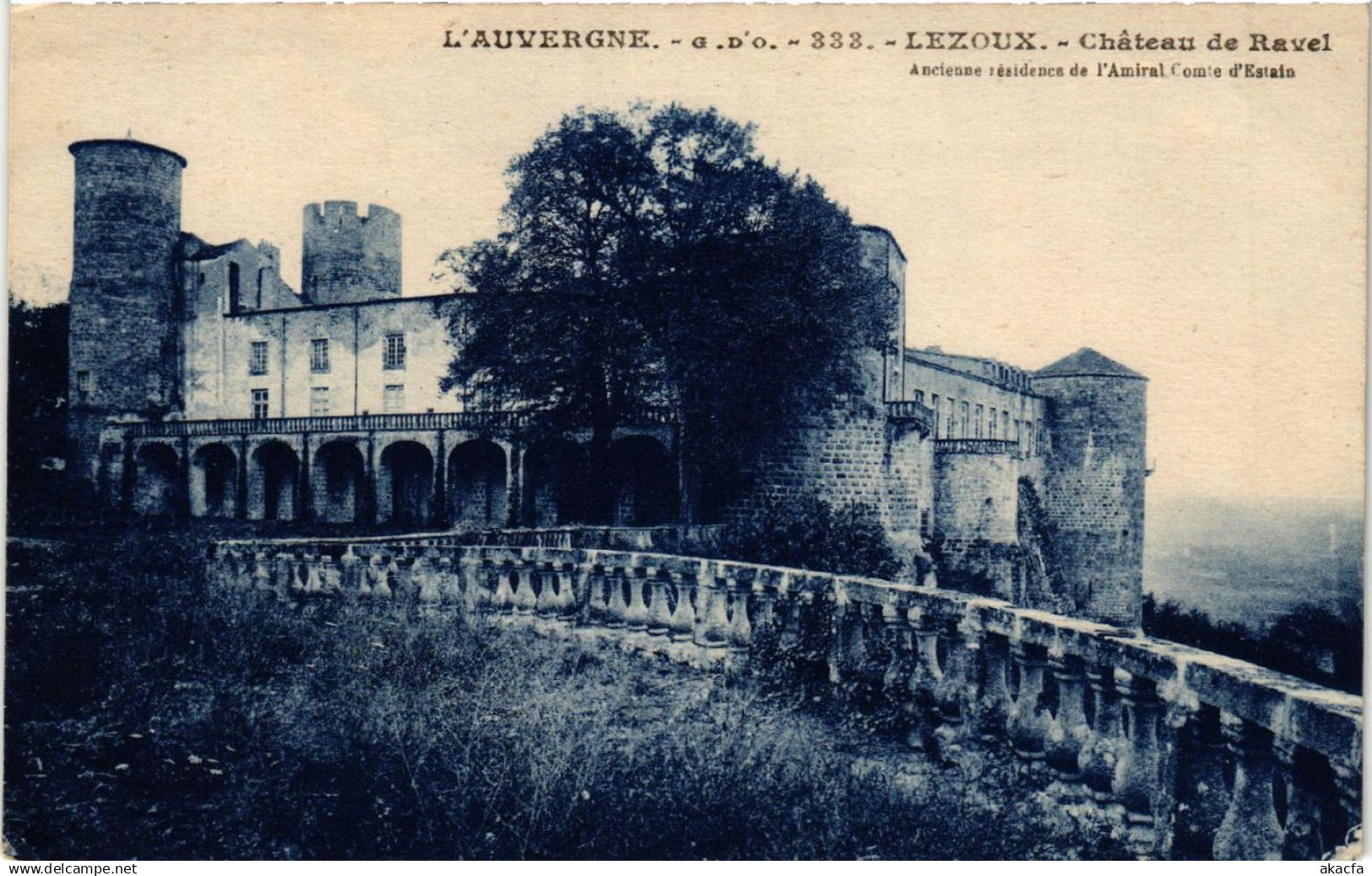CPA L'Auvergne LEZOUX Chateau de RAVEL (409839)