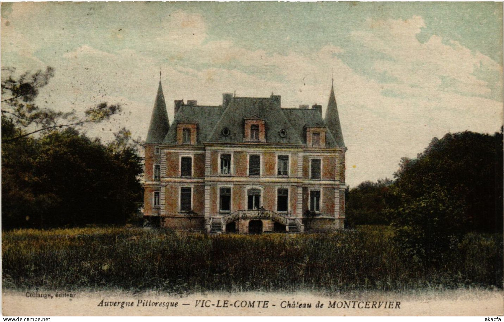 CPA L'Auvergne Pittoresque VIC-le-COMTE Chateau de MONTCERVIER (409308)