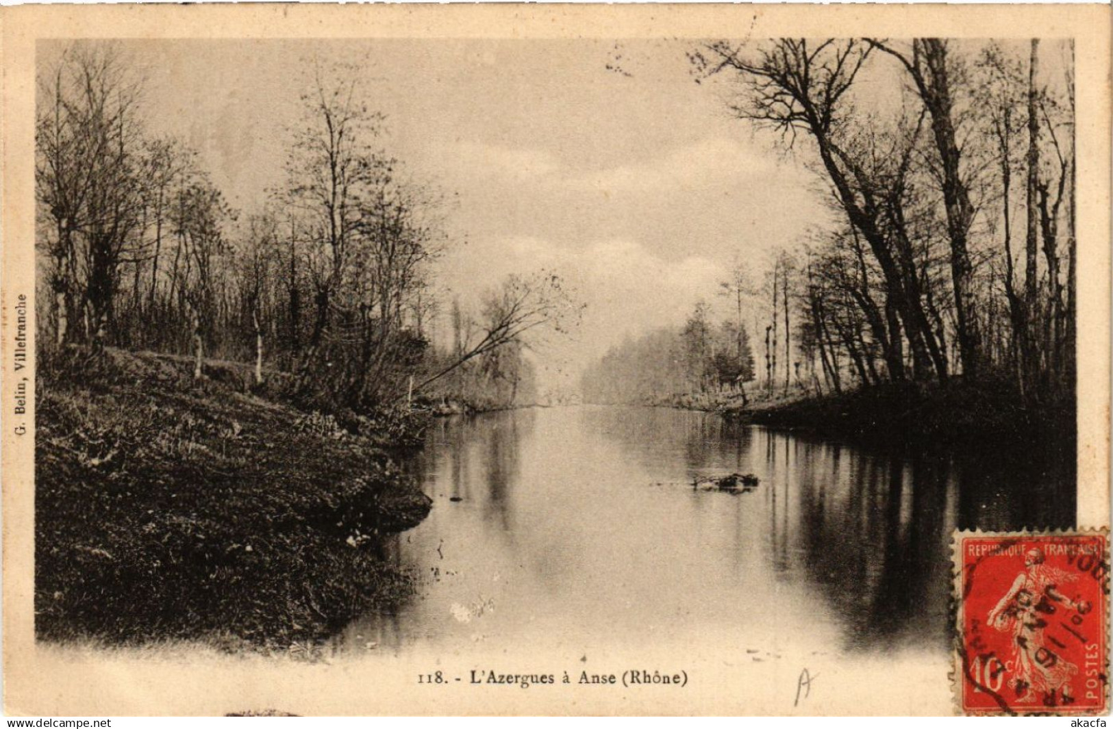 CPA l'AZERGUES a ANSE (463207)