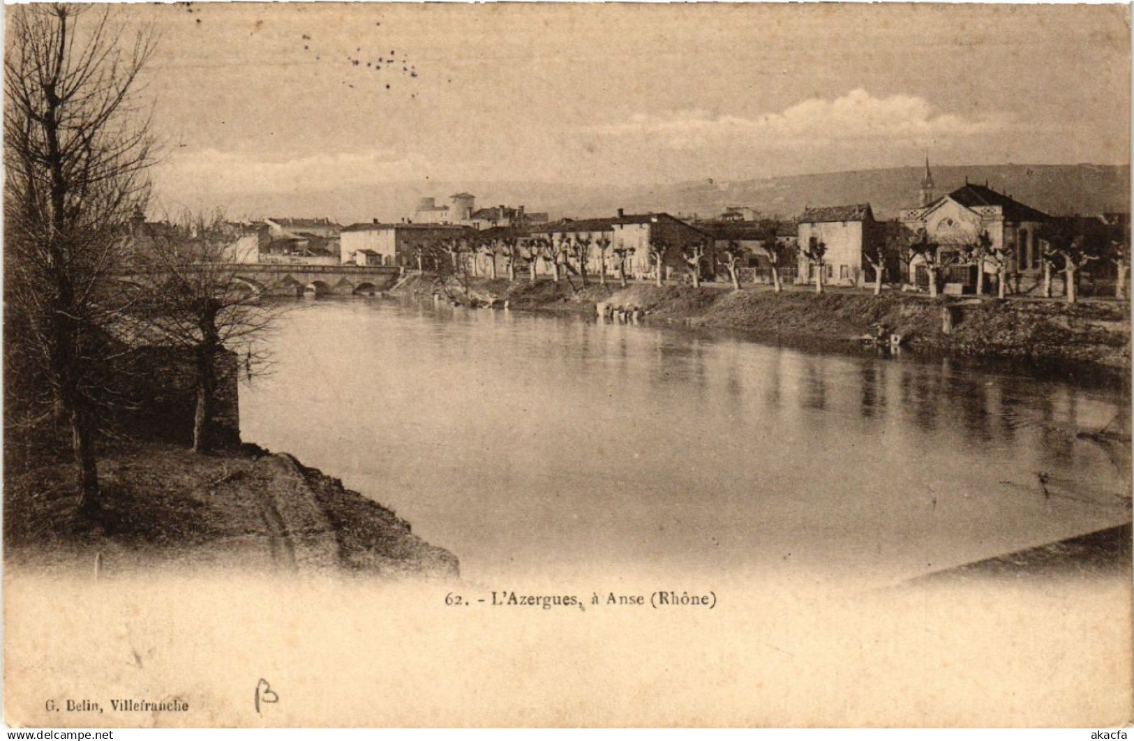 CPA l'AZERGUES a ANSE (463235)