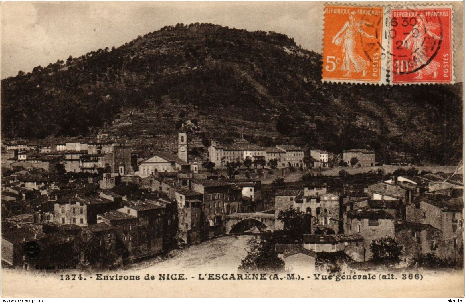 CPA L'ESCARENE Vue générale (375130)