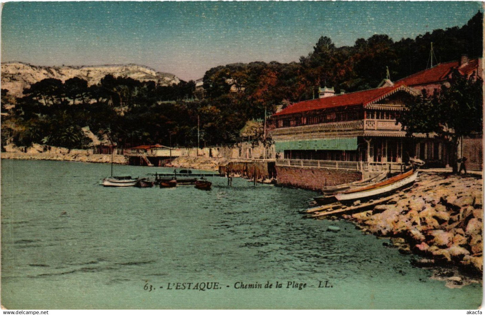 CPA L'ESTAQUE - Chemin de la Plage (256271)