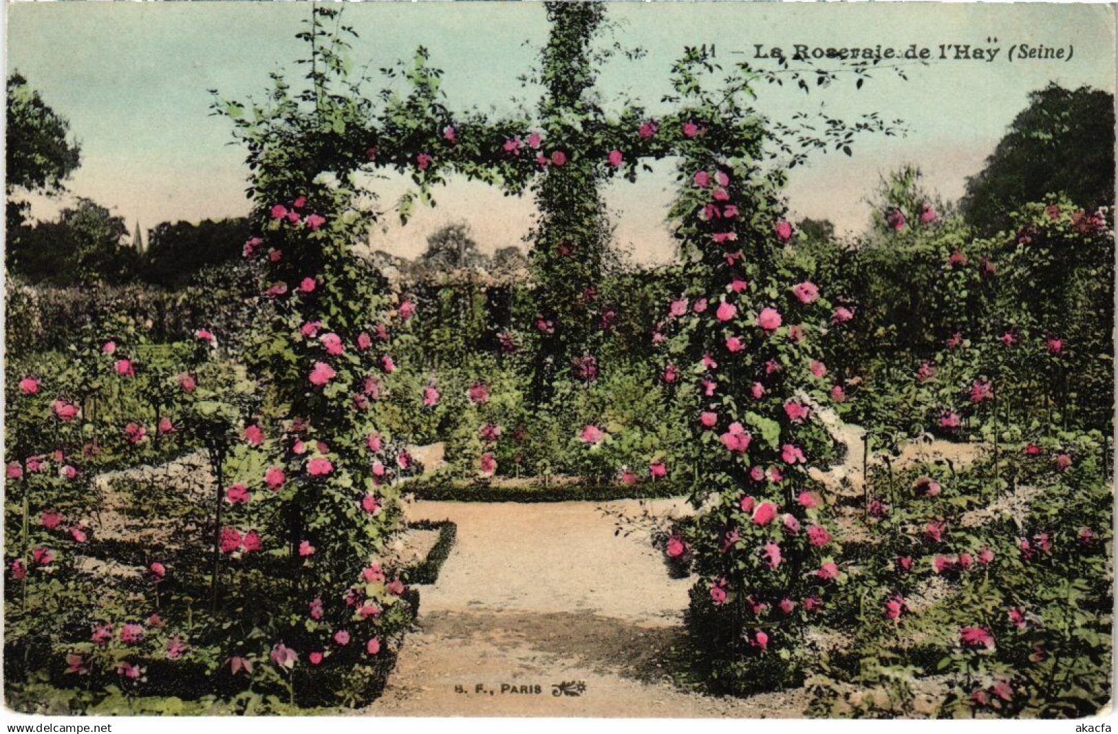 CPA L'Hay les Roses Roseraie (1348960)