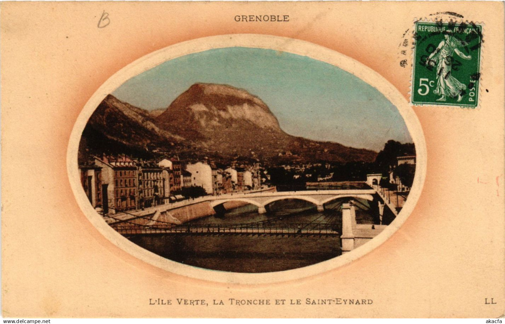CPA L'Ile Verte La TRONCHE et le St-Eynard (654894)