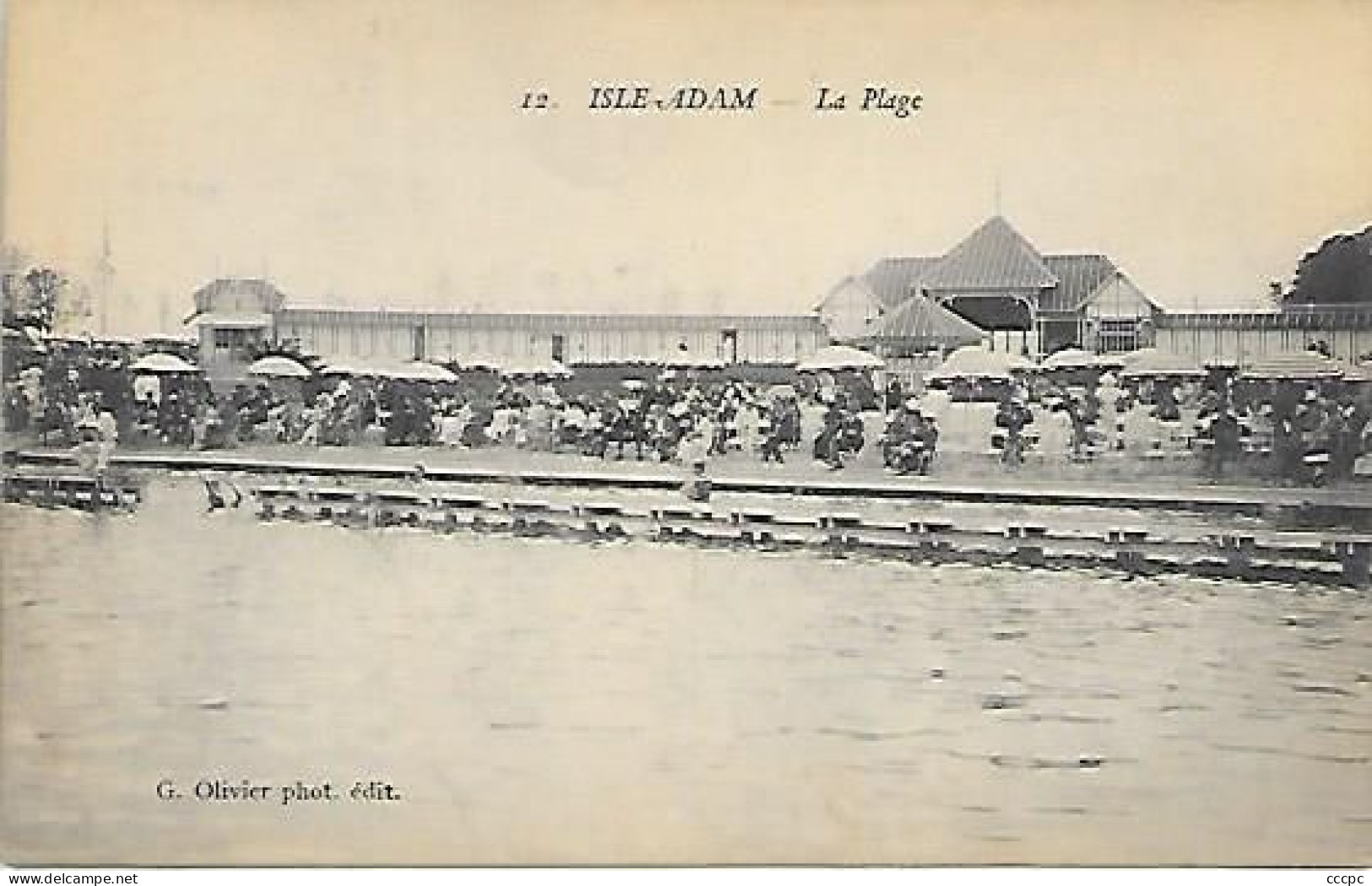 CPA l'Isle-Adam - La Plage