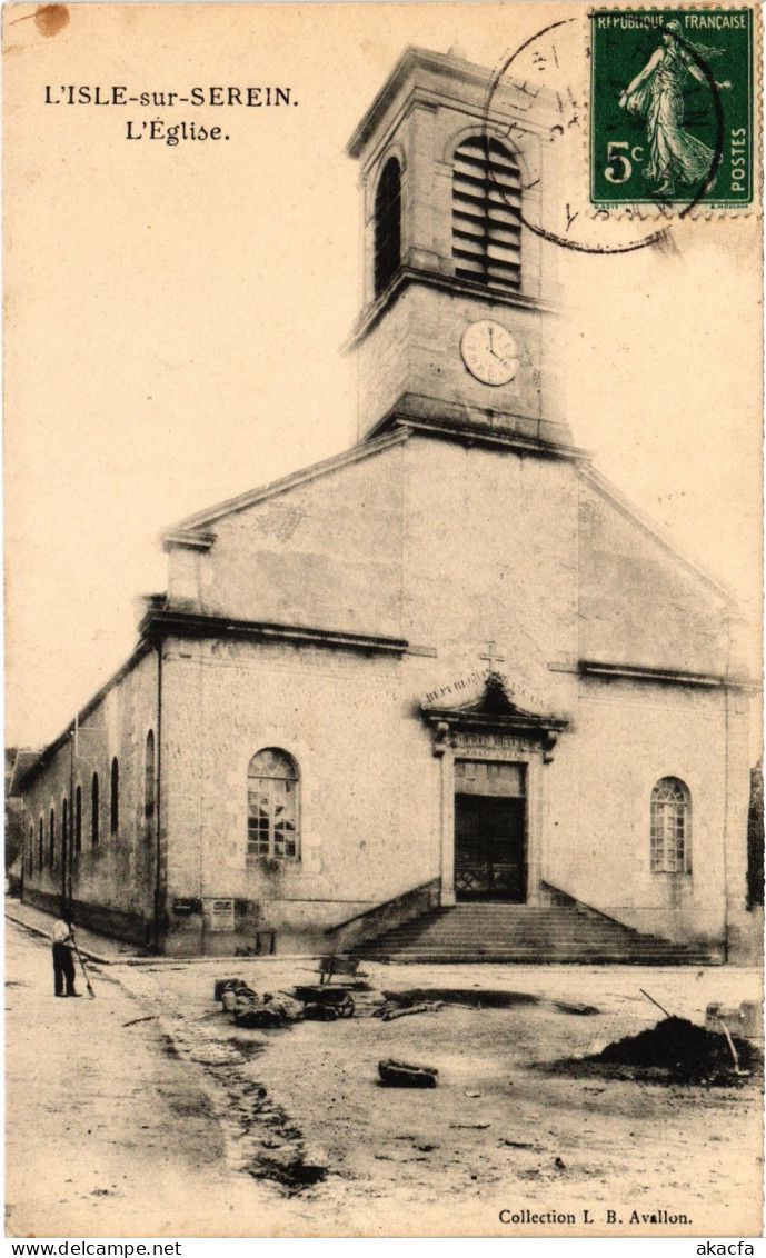 CPA L'Isle sur Serein eglise (1478500)