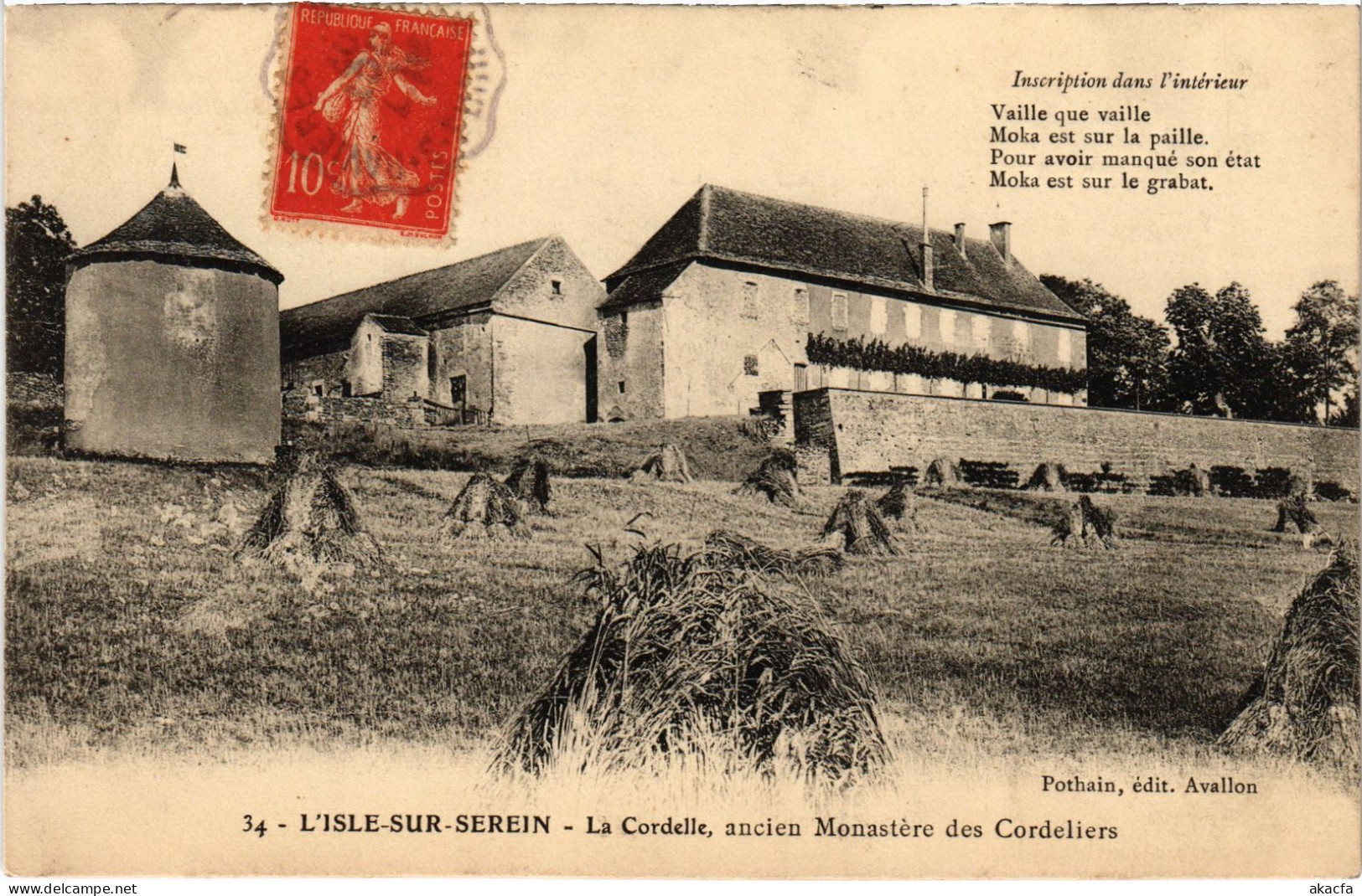 CPA L'Isle sur Serein la Cordelle (1478481)