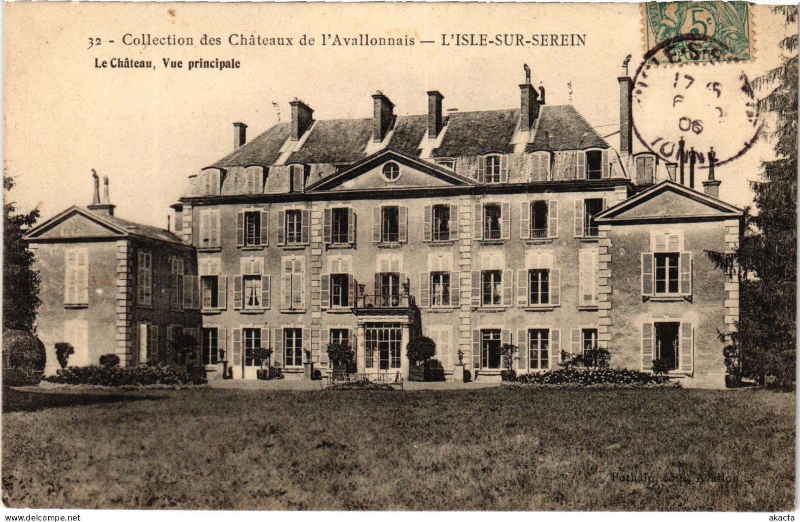 CPA L'Isle sur Serein le chateau (1478485)