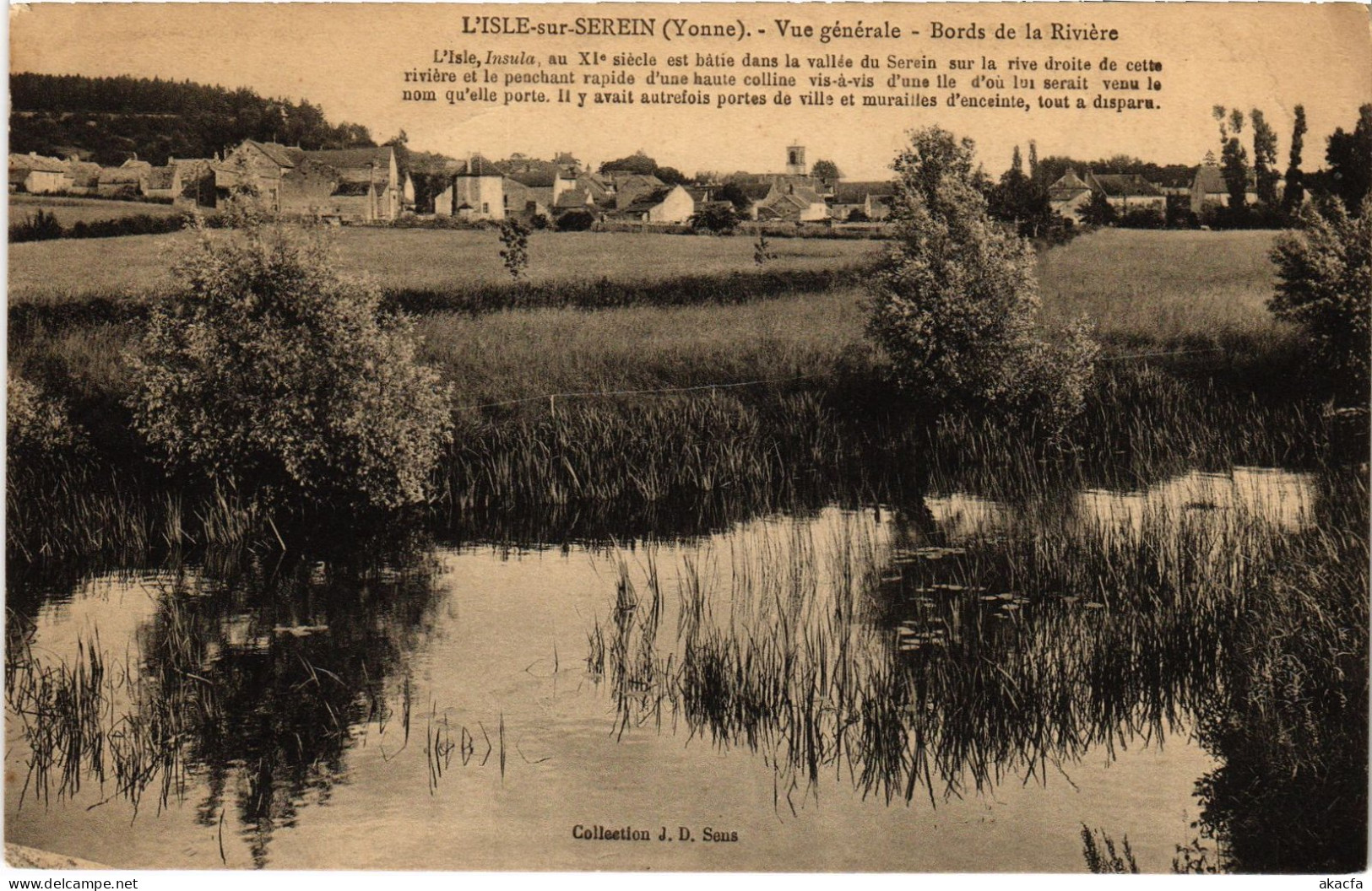 CPA L'Isle sur Serein vue generale (1478476)