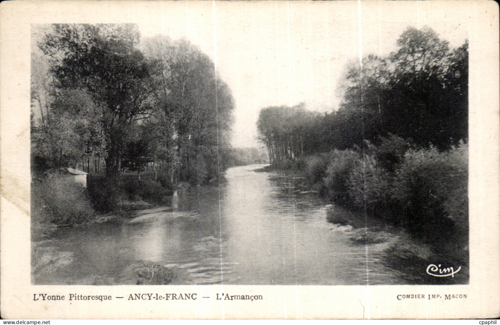 CPA L Yonne Pittoresque Ancy le Franc L Armancon