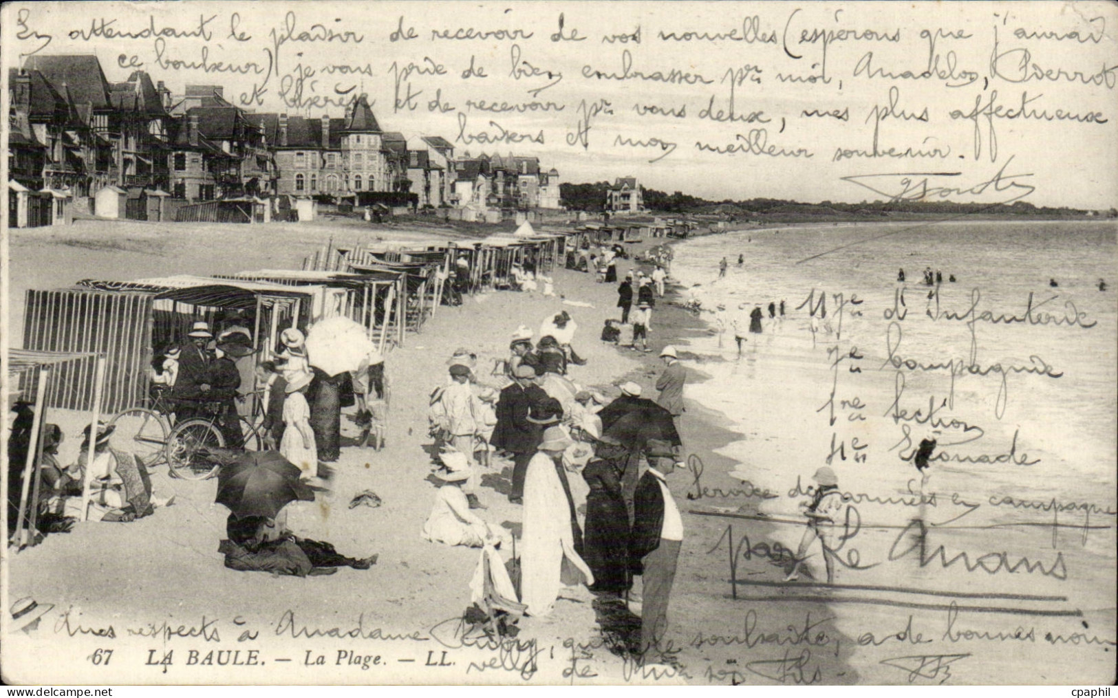 CPA La Baule La plage