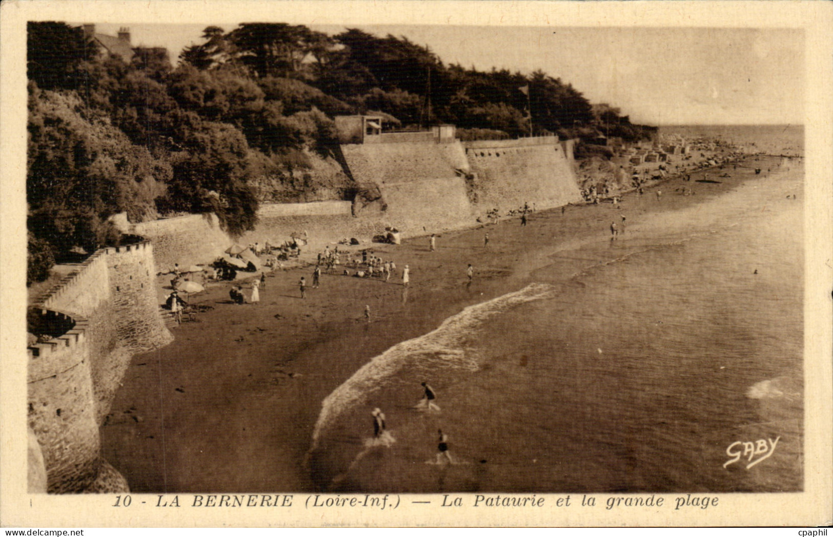 CPA La Bernerie La Pataurie et la grande Plage