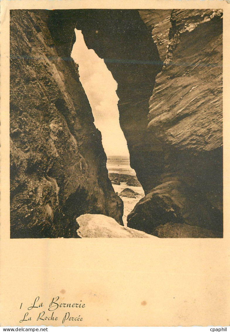 CPA La Bernerie La Roche Percee