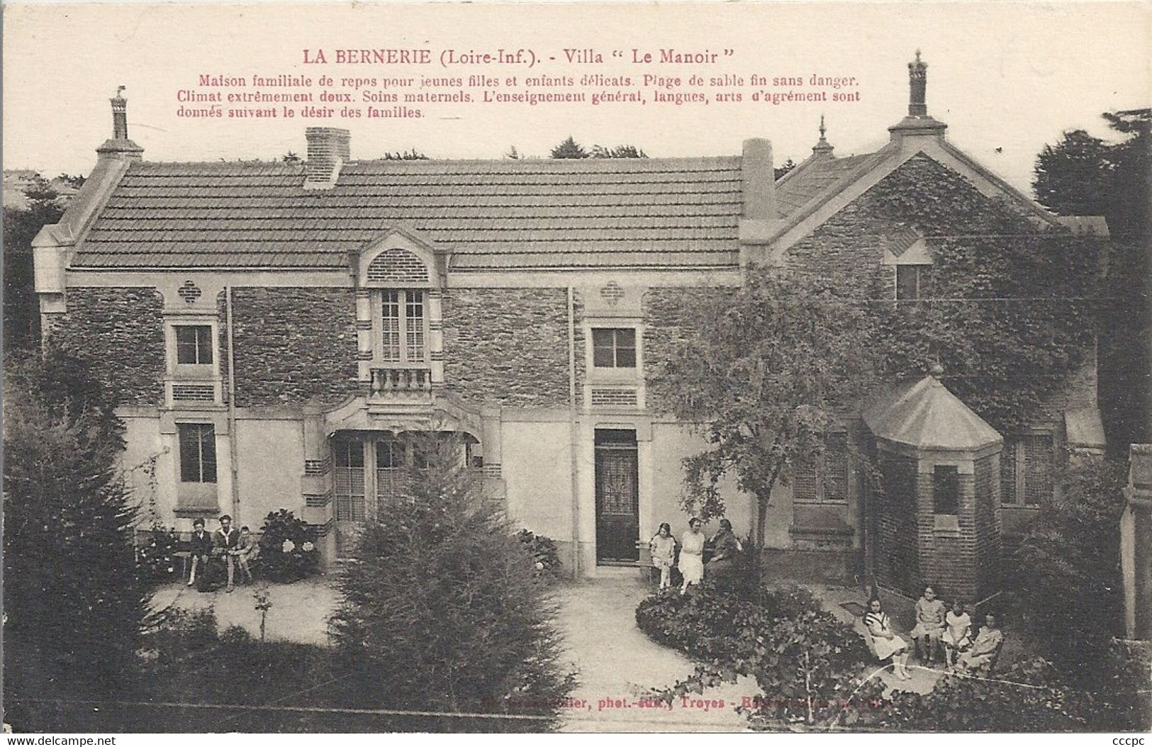 CPA La Bernerie Villa le Manoir