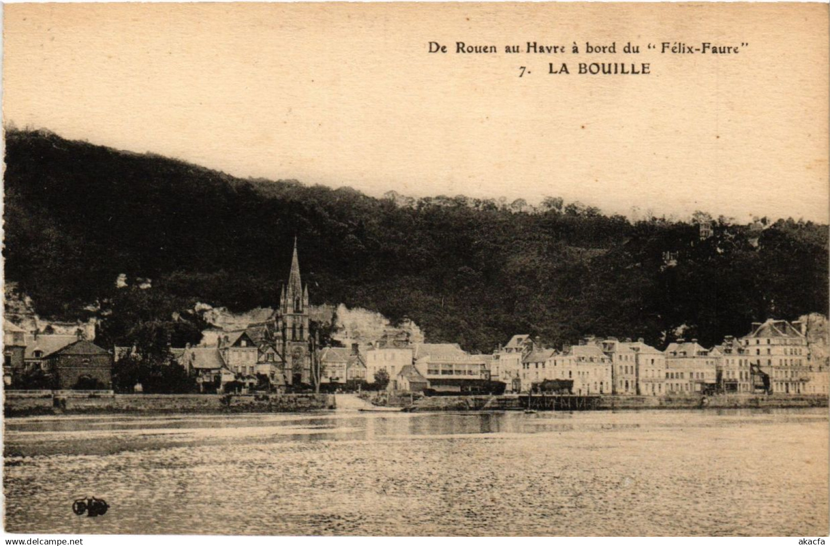 CPA LA BOUILLE (199776)