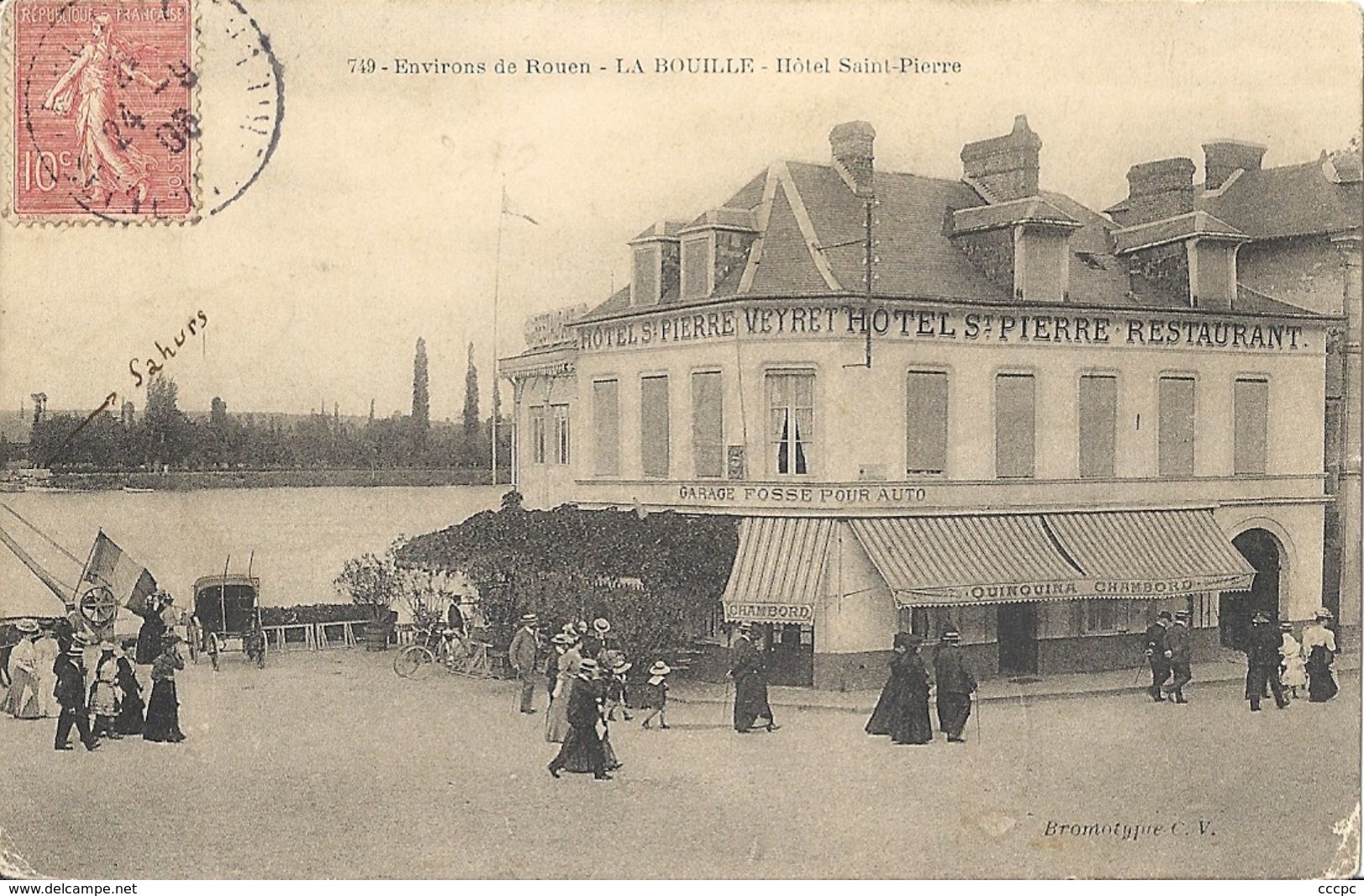 CPA La Bouille Hôtel Saint-Pierre - Environs de Rouen