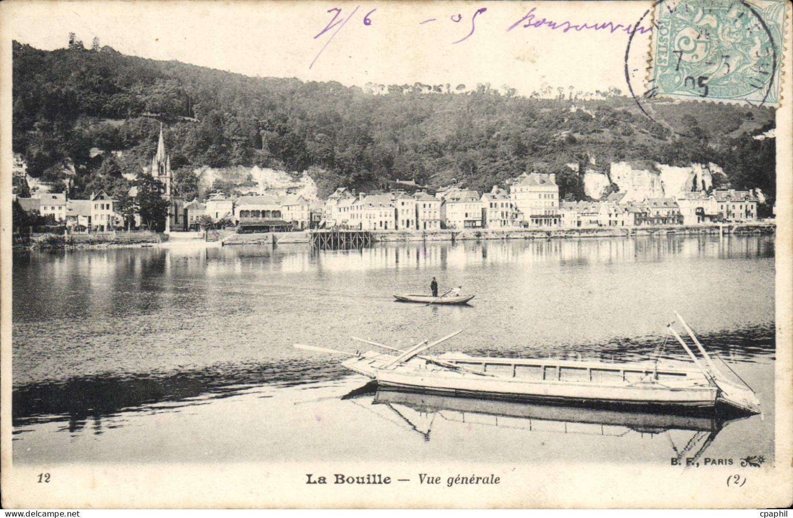 CPA La Bouille Vue Generale