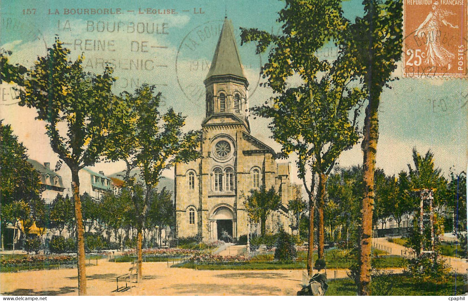 CPA La Bourboule L'Eglise